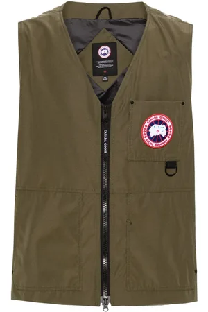 Canada Goose Chaleco Canmore con parche del logo
