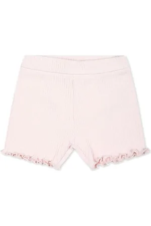 Moncler Pantalones cortos de canalé con aplique del logo