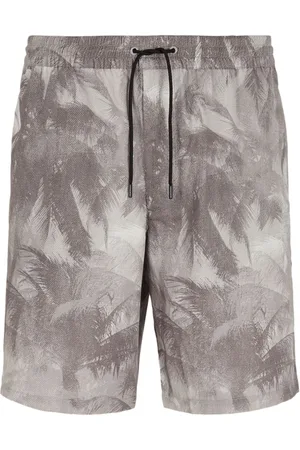 Emporio Armani Pantalones cortos de deporte con estampado gráfico