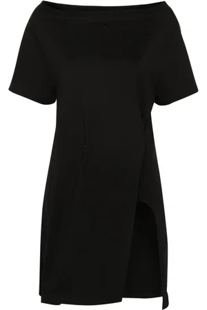 Courrèges Vestido corto asimétrico