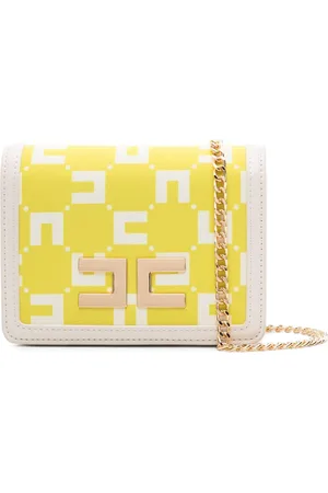Elisabetta Franchi Bandolera con logo estampado