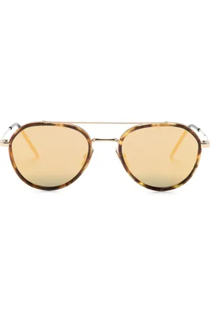 Thom Browne Gafas de sol con montura piloto