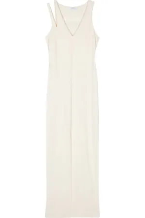 Patrizia Pepe Vestido largo Essential con abertura