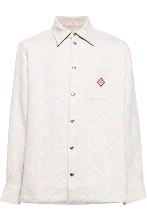 Casablanca Chaqueta con monograma en jacquard