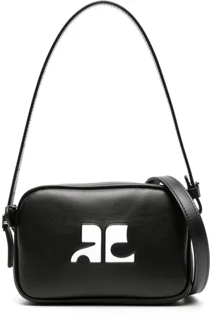 Courrèges Bolso de hombro con aplique del logo