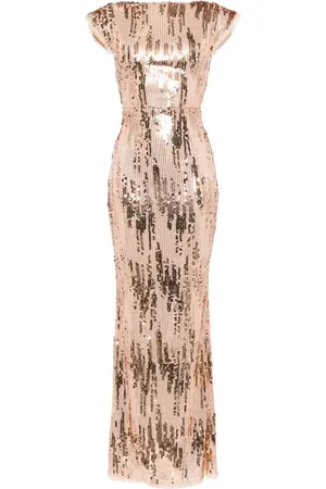 TALBOT RUNHOF Vestido de fiesta con lentejuelas