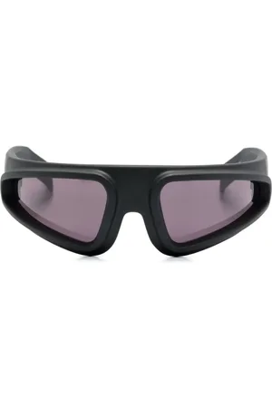 Rick Owens Gafas de sol con montura biker