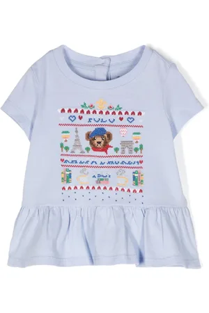 Ralph Lauren Camiseta con logo bordado