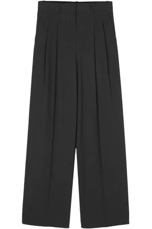 THEORY Pantalones anchos con pinzas