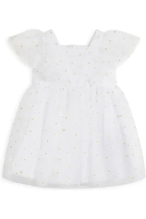 Tartine Et Chocolat Vestido de tul con girasol estampado
