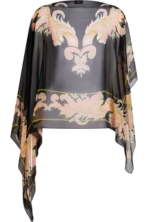 Etro Poncho con estampado Venus