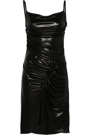Marine Serre Vestido corto drapeado