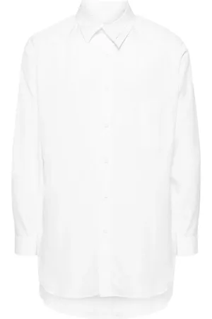 YOHJI YAMAMOTO Camisa con cuello asimétrico