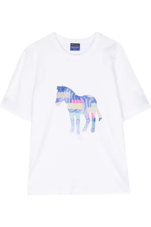 Paul Smith Camiseta con motivo de cebra