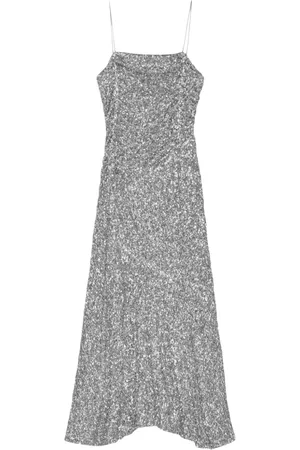 Ganni Vestido largo con lentejuelas