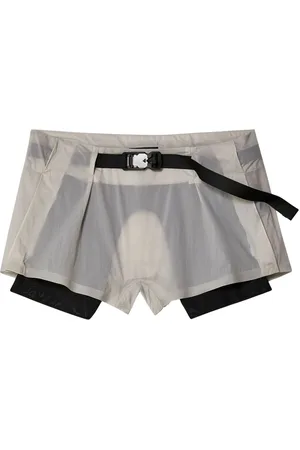 JOHANNA PARV Pantalones cortos Cover de malla