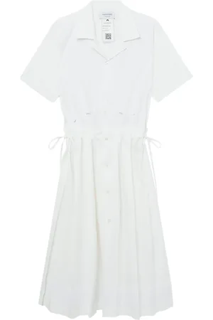 Marine Serre Vestido midi bordado