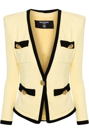 Balmain Blazer sin cuello