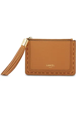 LANCEL Tarjetero con sello del logo