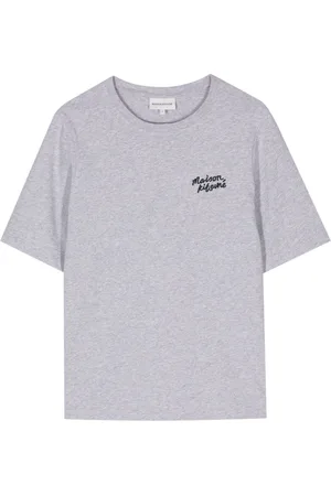 Maison Kitsuné Camiseta con logo bordado