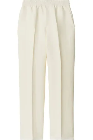 Burberry Pantalones ajustados con cinturilla elástica