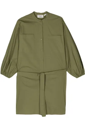Essentiel Antwerp Vestido camisero corto con cinturón