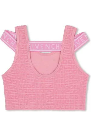 Givenchy Top sin mangas con monograma en jacquard