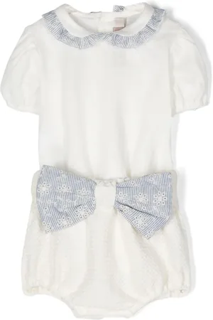 LA STUPENDERIA Set con pantalones cortos con lazo oversize