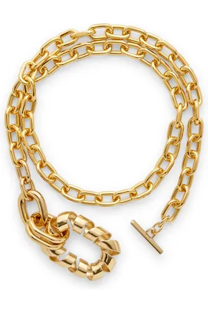 Paco rabanne Collar XL con diseño retorcido