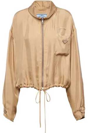 Prada Chaqueta con logo triangular