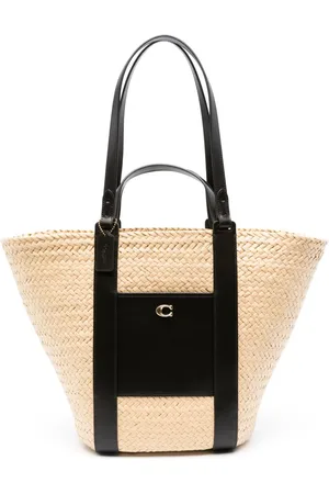 Coach Bolso shopper con charm del logo