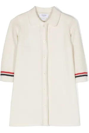 Thom Browne Vestido con rayas RWB