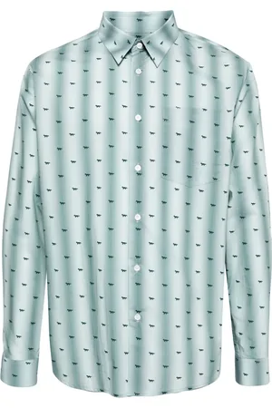 Maison Kitsuné Camisa con logo estampado