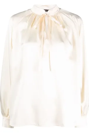 Max Mara Blusa con cierre de lazo