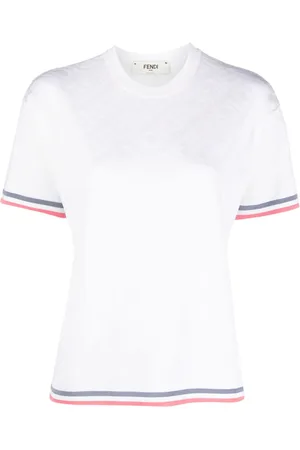 Fendi Camiseta con cuello redondo