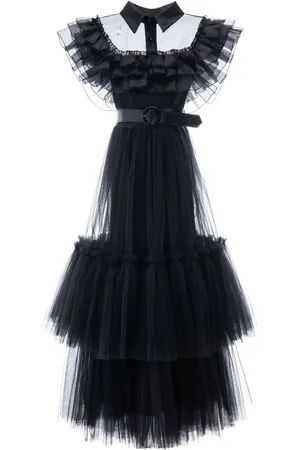 Tulleen Vestido Vennecia con volantes