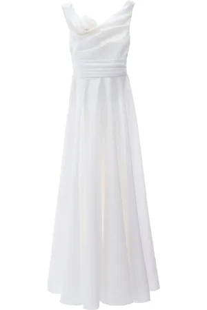 Tulleen Vestido de fiesta Lenelle con aplique de rosa