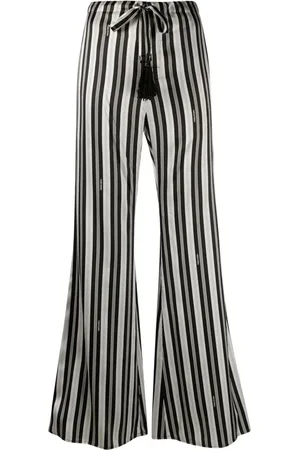 Fendi Pantalones acampanados a rayas