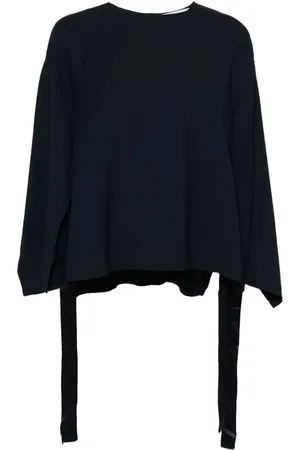 ERIKA CAVALLINI Blusa cady con abertura lateral
