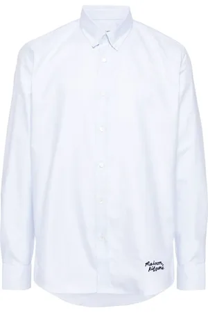Maison Kitsuné Camisa con logo bordado