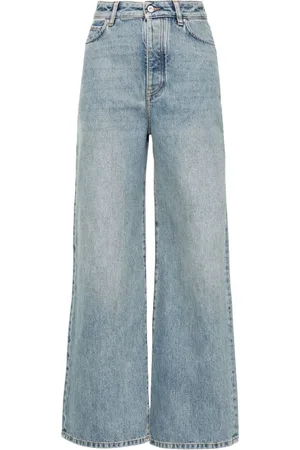 Loewe Vaqueros anchos de talle alto