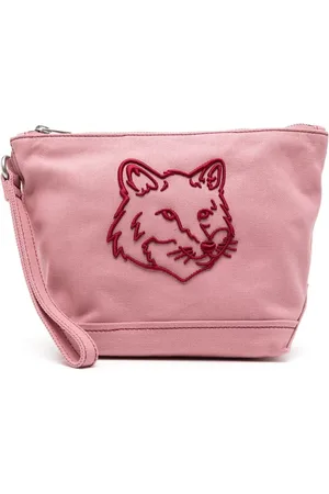 Maison Kitsuné Bolso de mano Fox Head con cremallera