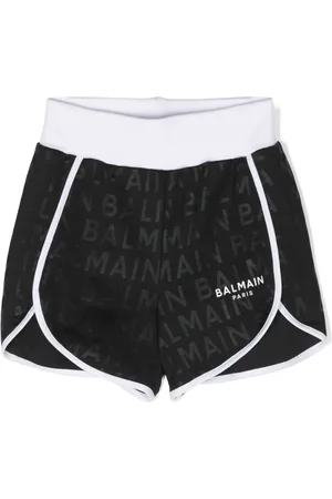 Balmain Pantalones cortos de chándal con logo en jacquard