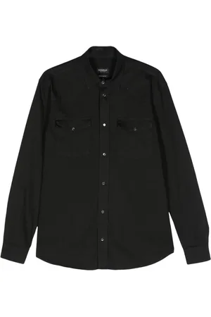 Dondup Camisa texturizada con botones de presión