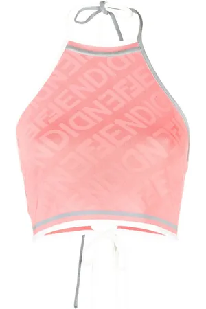 Fendi Top corto sin mangas