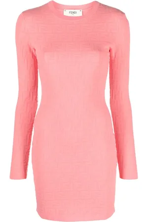 Fendi Vestido corto con monograma