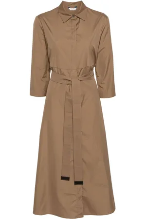 Max Mara Vestido camisero acampanado
