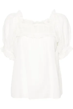 Doen Blusa con detalles de encaje