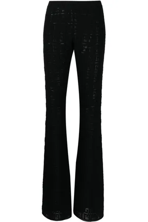 Givenchy Pantalones acampanados con motivo 4G en jacquard