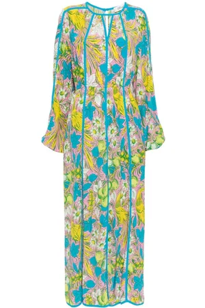 Diane von Furstenberg Vestido Scott con estampado floral